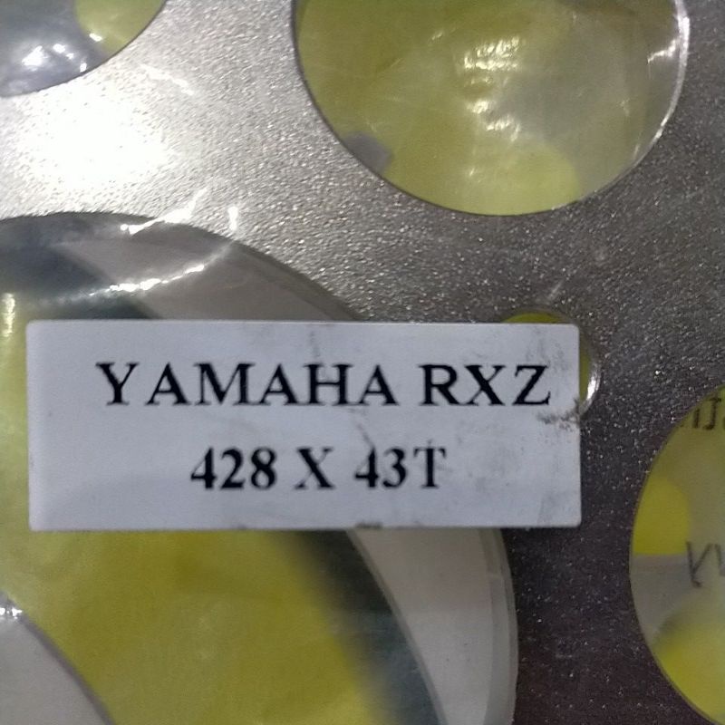 SSS RXZ GER 428 GEAR BELAKANG PNP RXZ RX KING JUPITER VEGA CRIPTON FIZR RX SPECIAL Z125 TIARA ALFA mx135-SSS 428 x 43