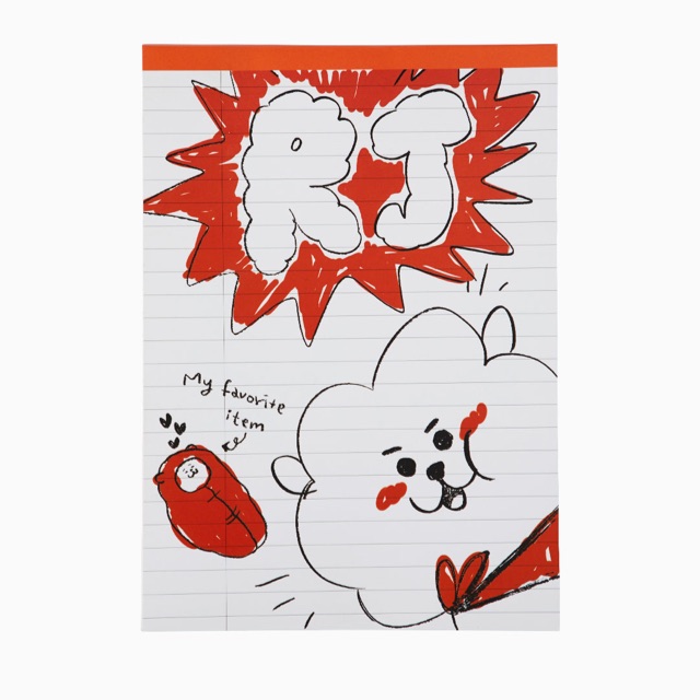 

BT21 Official Notepad B5