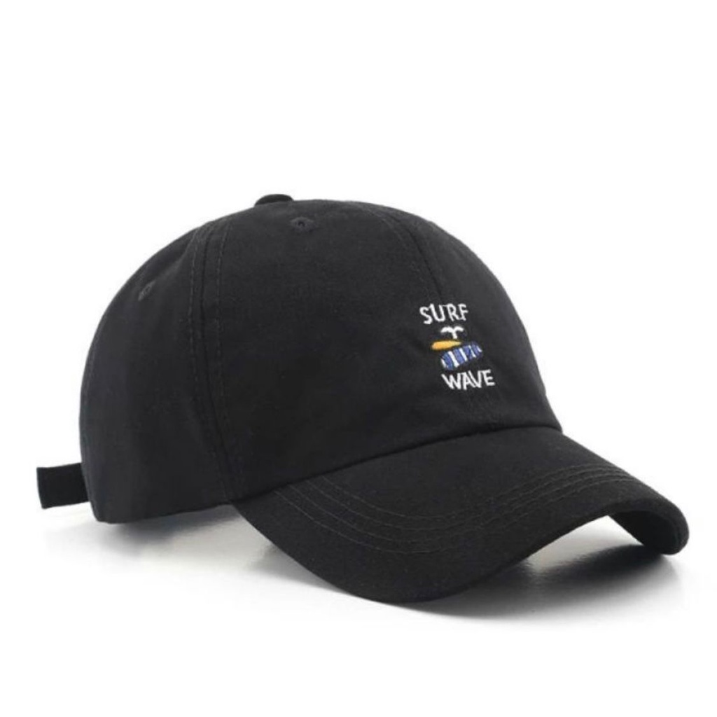 Topi wanita korean style caps surf wave COD