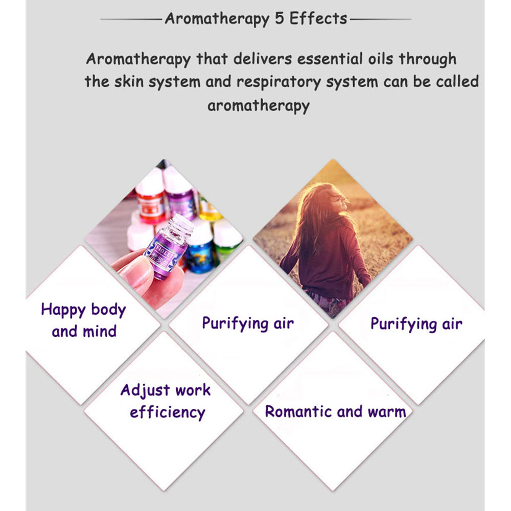 LAIKOU Essential Oils Minyak Aromatherapy Diffusers 3ml Lavender 6 PCS