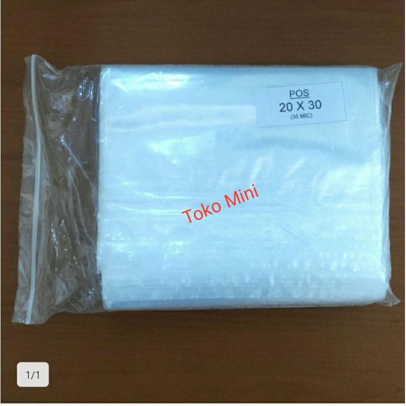 

PLASTIK KLIP 20 X 30 (HARGA JUAL PER 1 PAX = 100 PC)