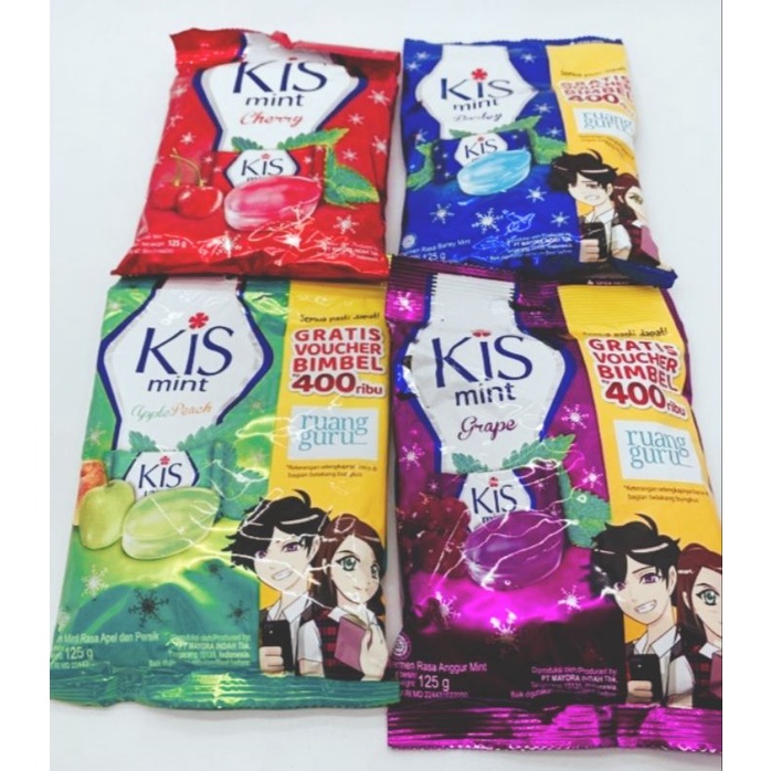 

Permen Kiss Mintz Bag 125 Gram All Varian