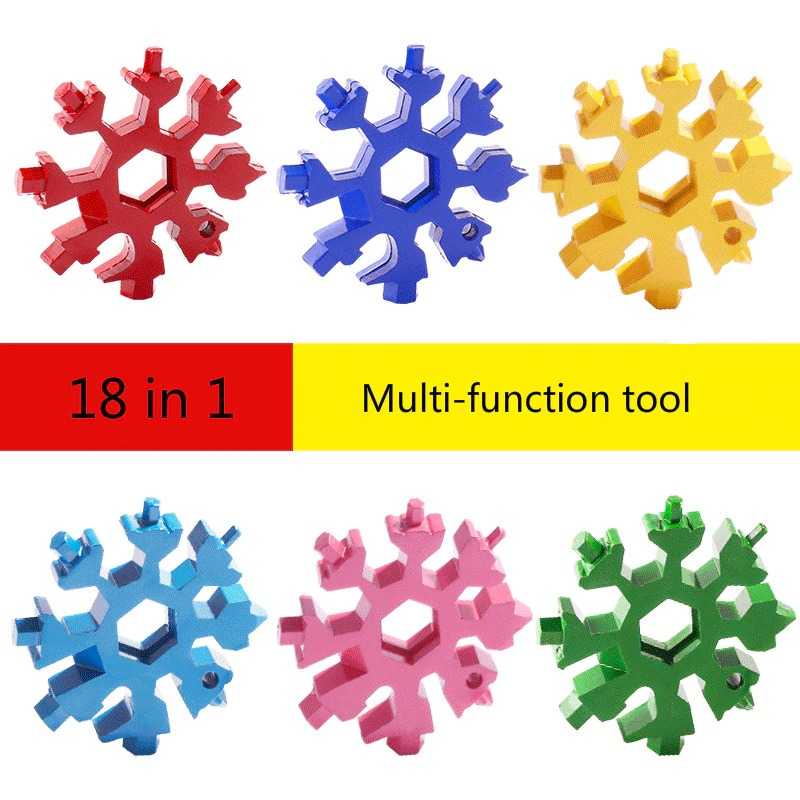 (BISA COD) RVOSTR Lehuo Kunci Pas Portable 18in1 Sepeda Multitool Hex Wrench - SS181
