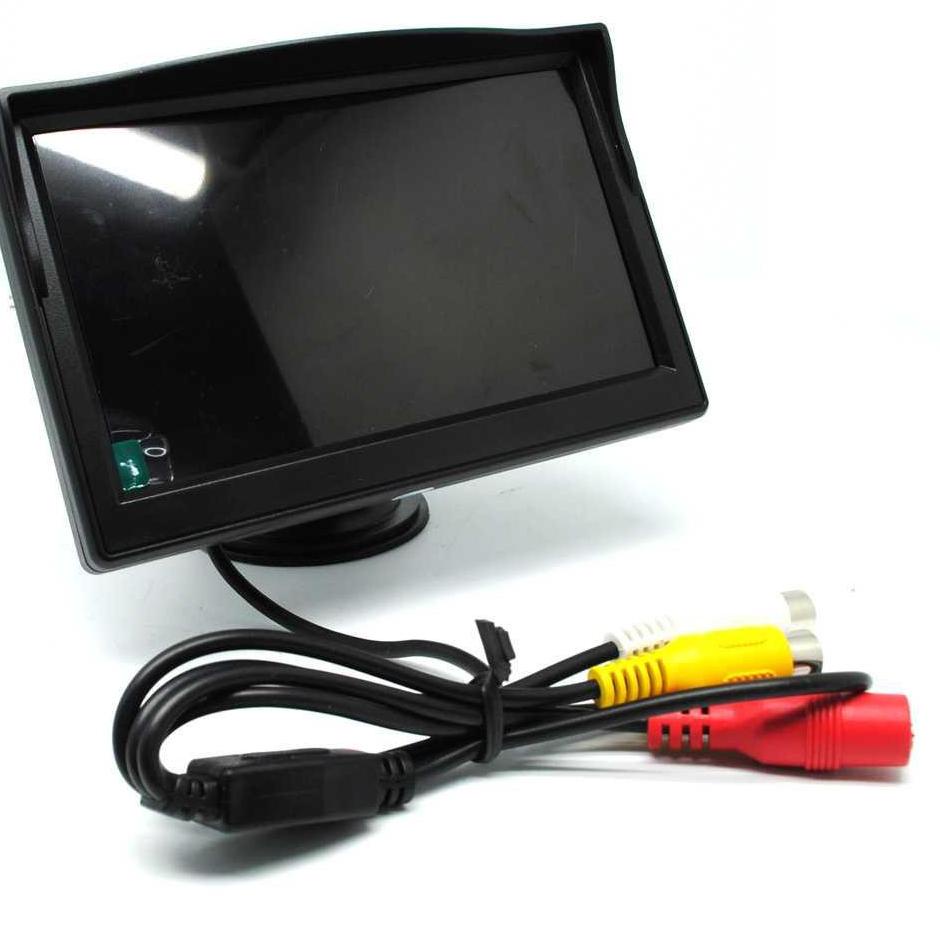 [ COD ] Monitor Rear View Parkir Mobil TFT LCD 5 Inch TV Mini TV Kecil TV Mobil 7FF EU Terbaru