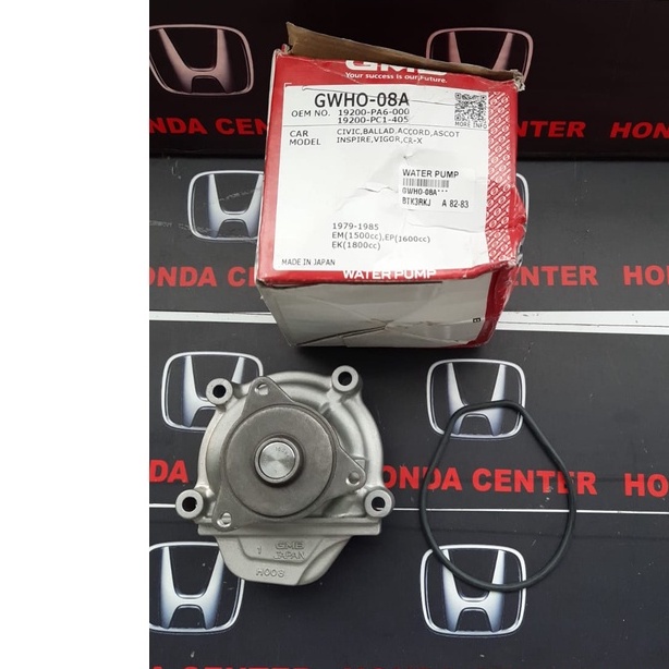 water pump pompa air accord executive 1982 1983