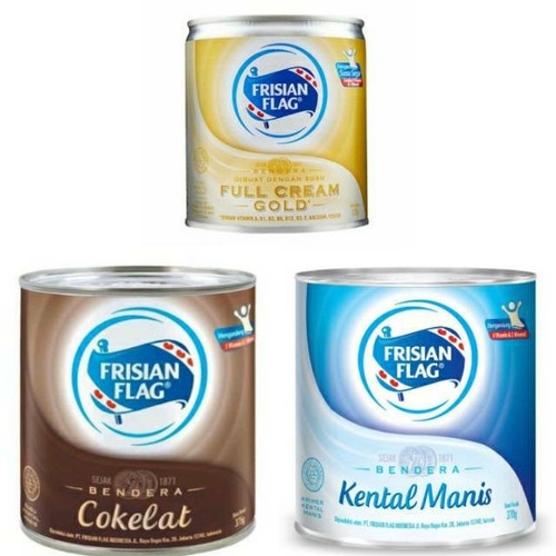 FRISIAN FLAG Kental Manis Kaleng 370gr | Susu Kaleng