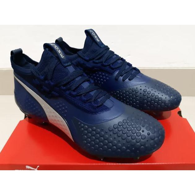 SOCCER SHOES ORIGINAL GRADE SEPATU BOLA - SOCCER PUMA THE ONE 1 BLUE NAVY - FG KUALITAS PREMIUM