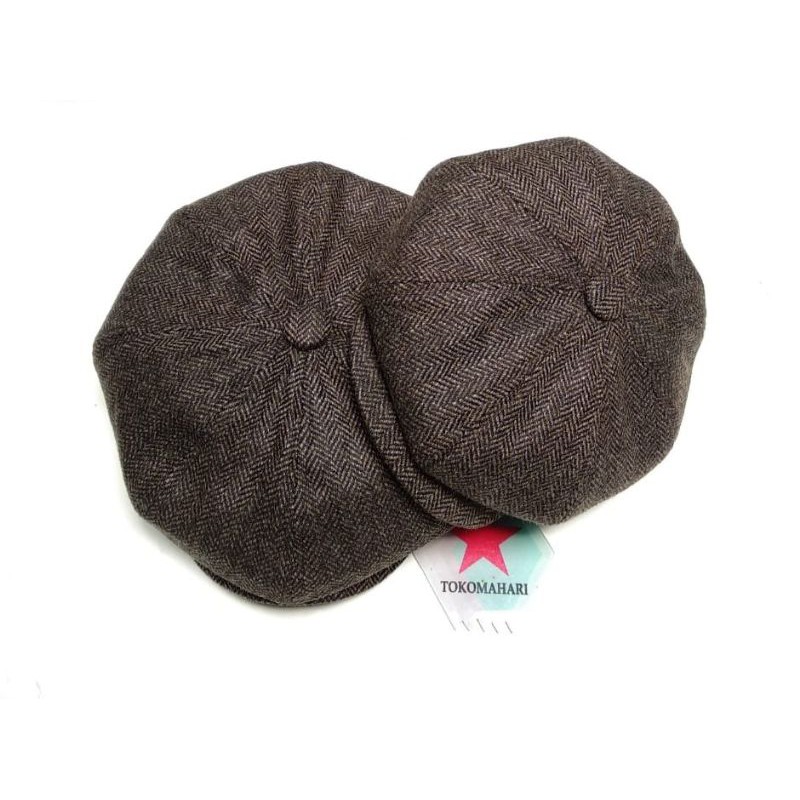 Topi newsboy couple Ayah dan Anak / newsboy cap / topi jamur / topi sutradara /newsboy anak