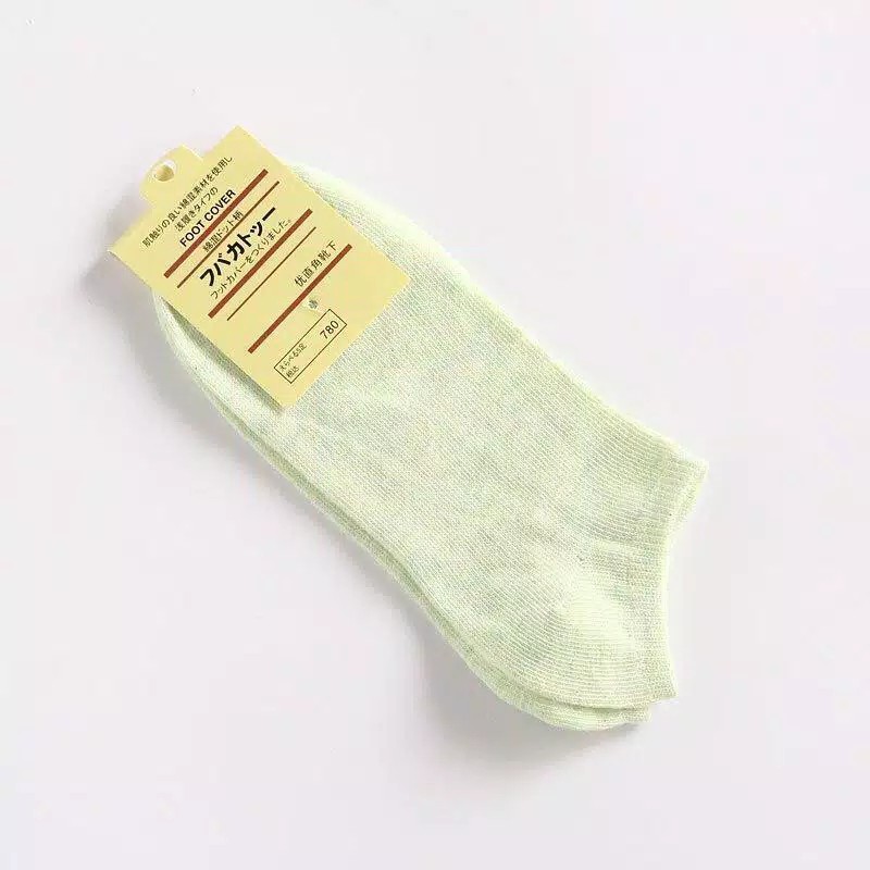 KAOS KAKI WANITA ANKLE SOCK / PENDEK SE MATA KAKI / WARNA PASTEL / IMPORT NYAMAN