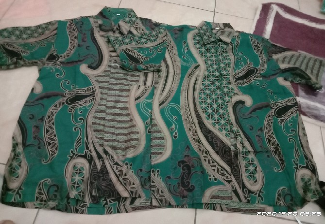 Bswart Batik Hrb026 Kenongo Hem Pendek Padi Pekalongan M L Xl Batik Pria Murah Modern Grosir