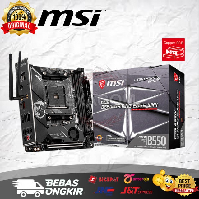 Motherboard MSI MPG B550I Gaming Edge Wifi (AM4, B550, DDR4)