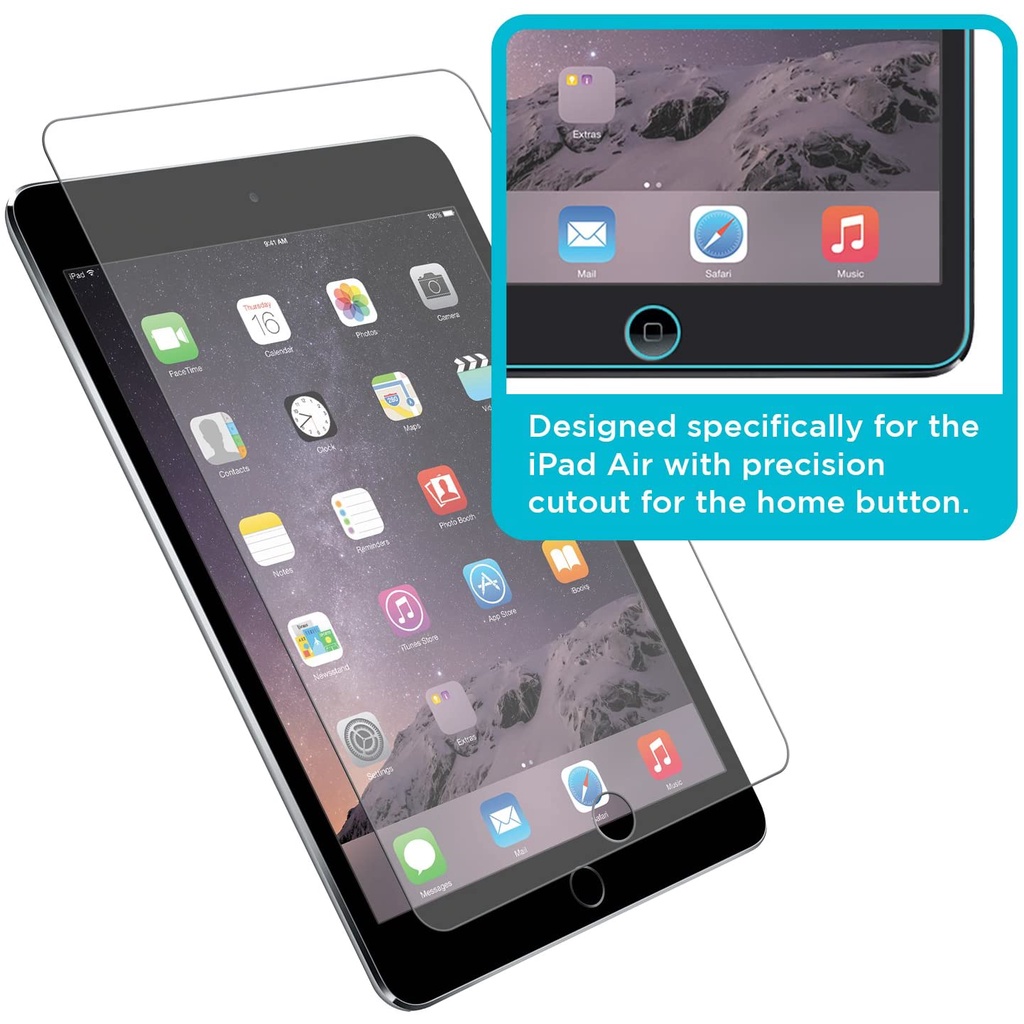 2 Pak Tempered Glass Pelindung Layar Untuk iPad 6th 5th Generation 9.7 inch / iPad Pro 9.7 inch