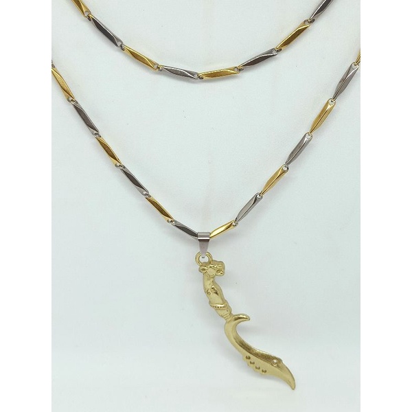 [COD] KALUNG TITANIUM BANDUL KUJANG GOLD/KALUNG PRIA GOLD