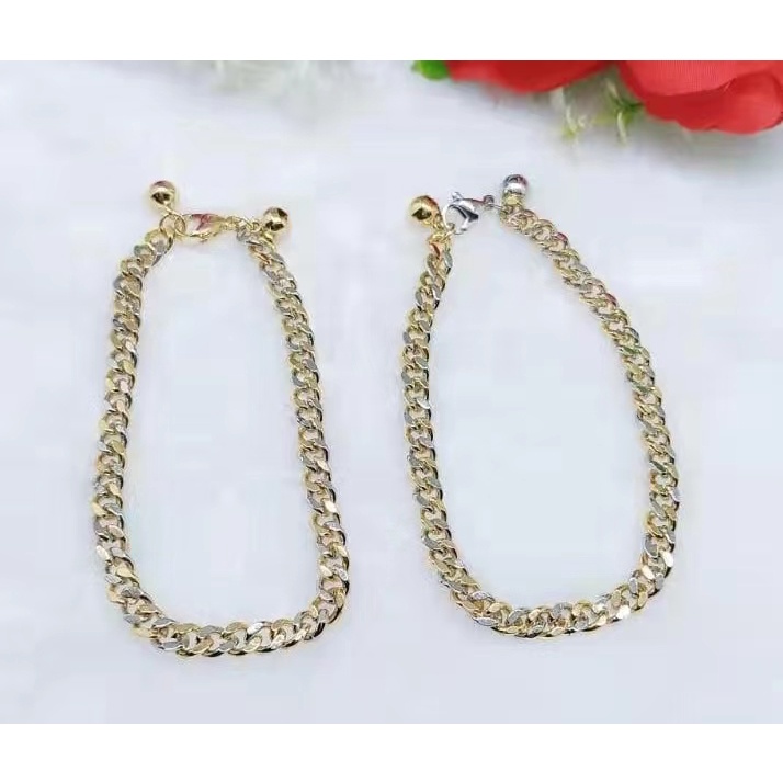 Set Perhiasan Xuping Kalung/Gelang Rantai Kombinasi F92