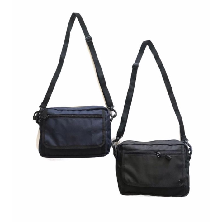 Tas slempang mini pria dan wanita warna navy/ shoulder bag mini premium distro  unisex bahan cordura