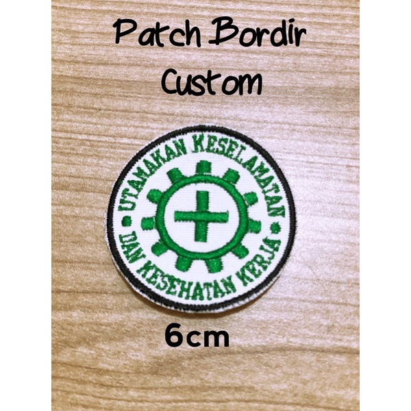 Fawn’G Handmade - Patch Bordir Logo Safety First / Bordir Logo K3