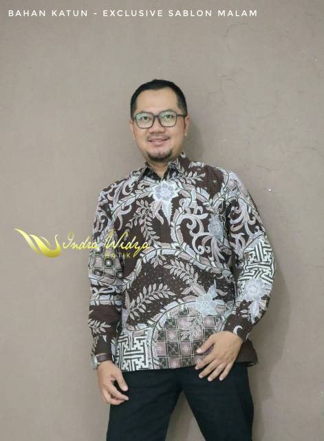 BATIK SABLON MALAM EXCLUSIVE BAHAN KATUN LENGAN PANJANG