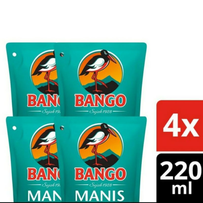 

Bango Kecap Manis 220 Ml Paket Isi 4 Pcs Pouch Refill