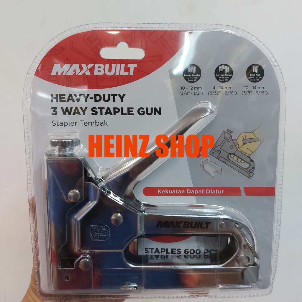 

KRISBOW STAPLER TEMBAK 3 IN 1 STAPLES STAPEL STEPLER TEMBOK KAYU HEAVY DUTY 3 WAY STAPLE GUN