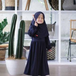 NEW / GAMIS ANAK POLOS AIRA USIA 2-5 TH PREMIUM