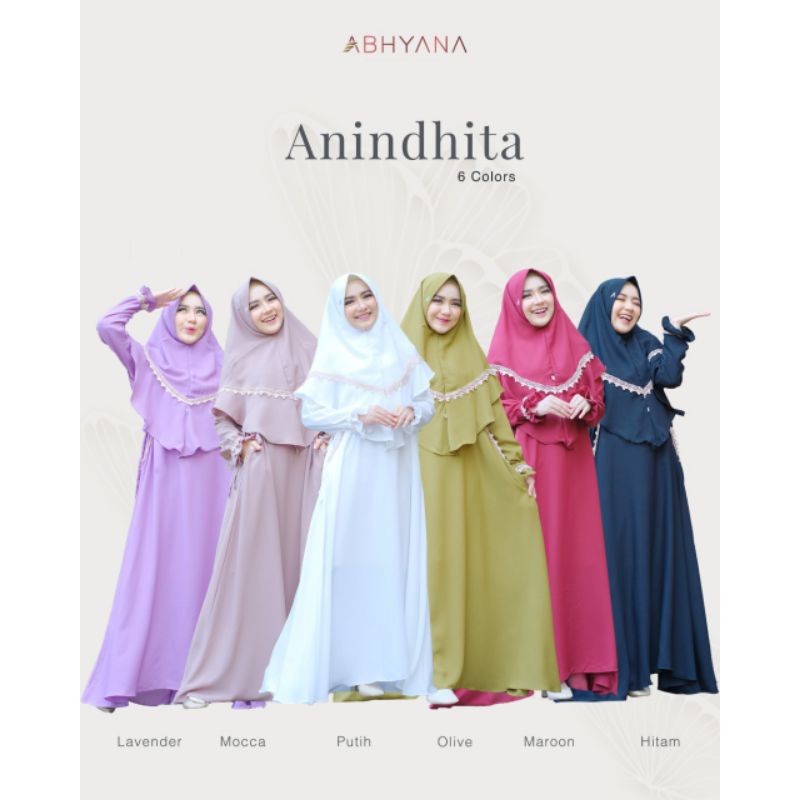 Anindhita dress original Abhyana hijab