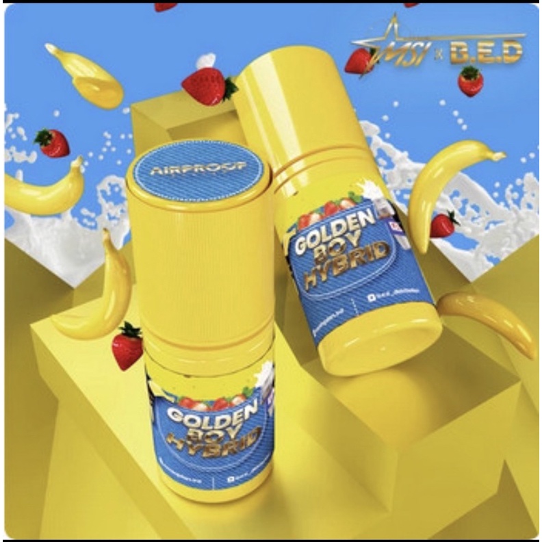 GOLDEN BOY BANANA MILK CREAM LIQUID HYBRID 30ML