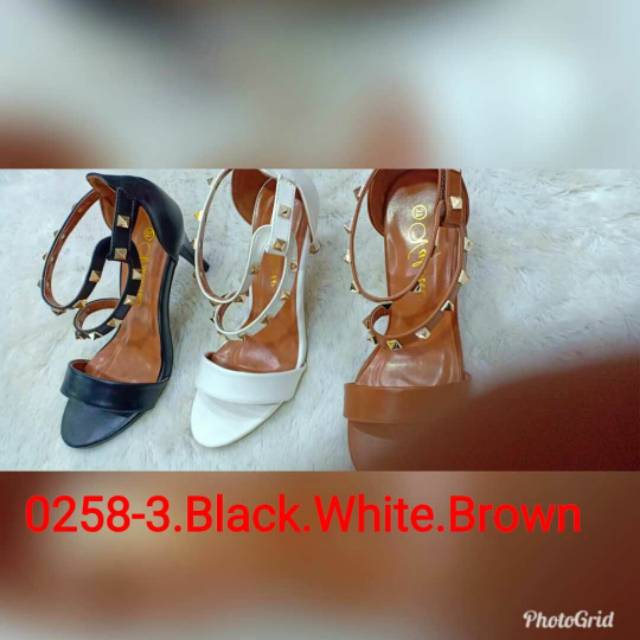 Sepatu Heels impor Valerie 0258-3