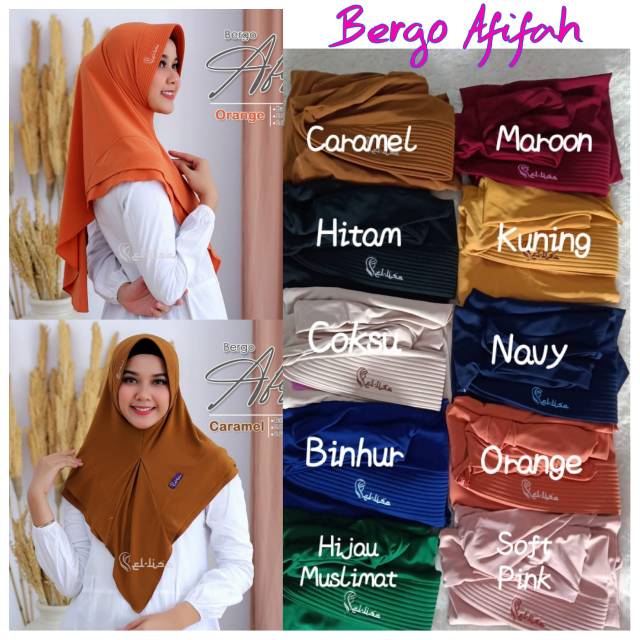 Bergo Afifah ellisa hijab
