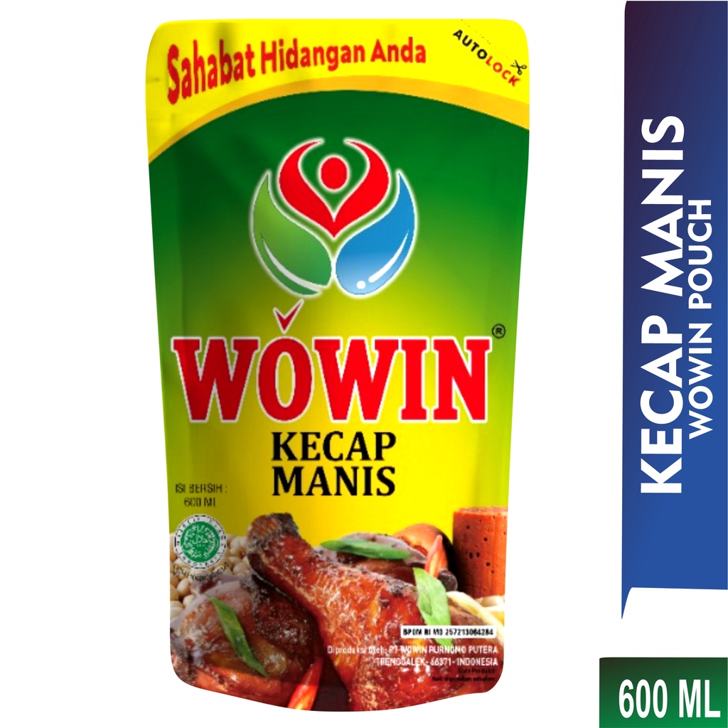

WOWIN KECAP MANIS 600ML POUCH REFILL