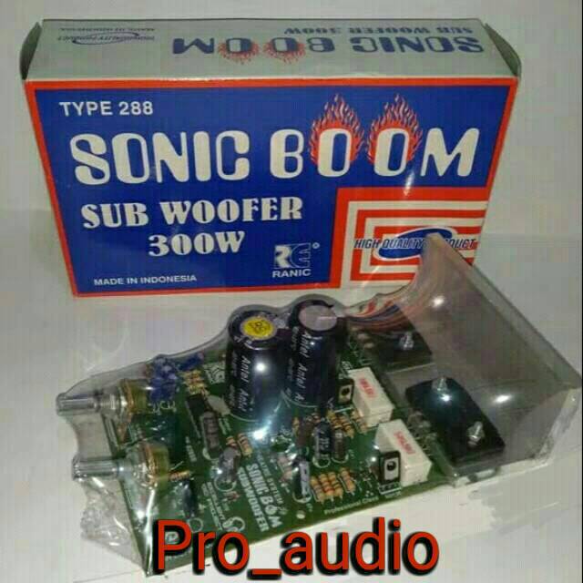 Kit Power Aktif Subwoofer SONIC BOOM