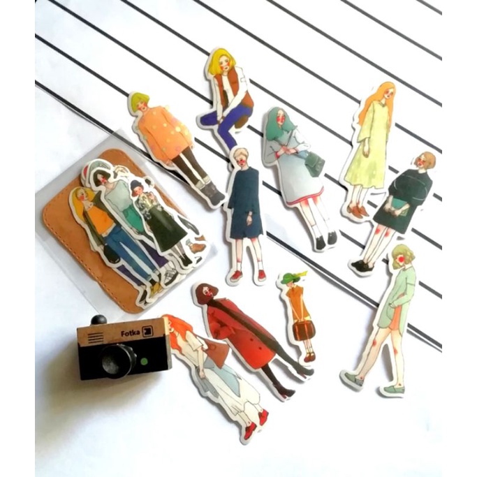 

10 pcs sticker orang