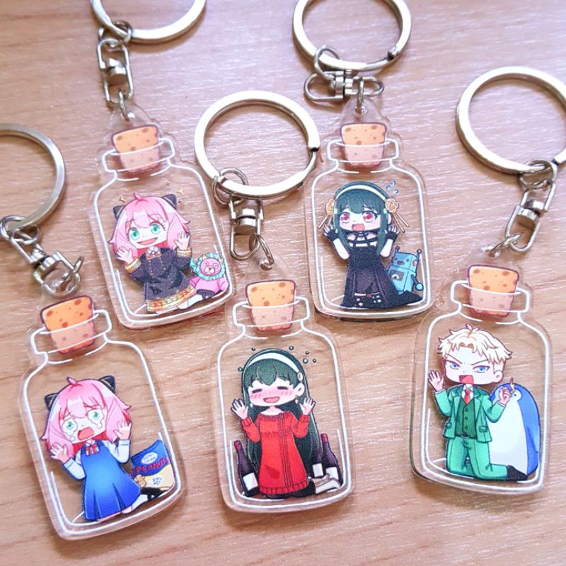 Spy x Family Keychain 2 sisi
