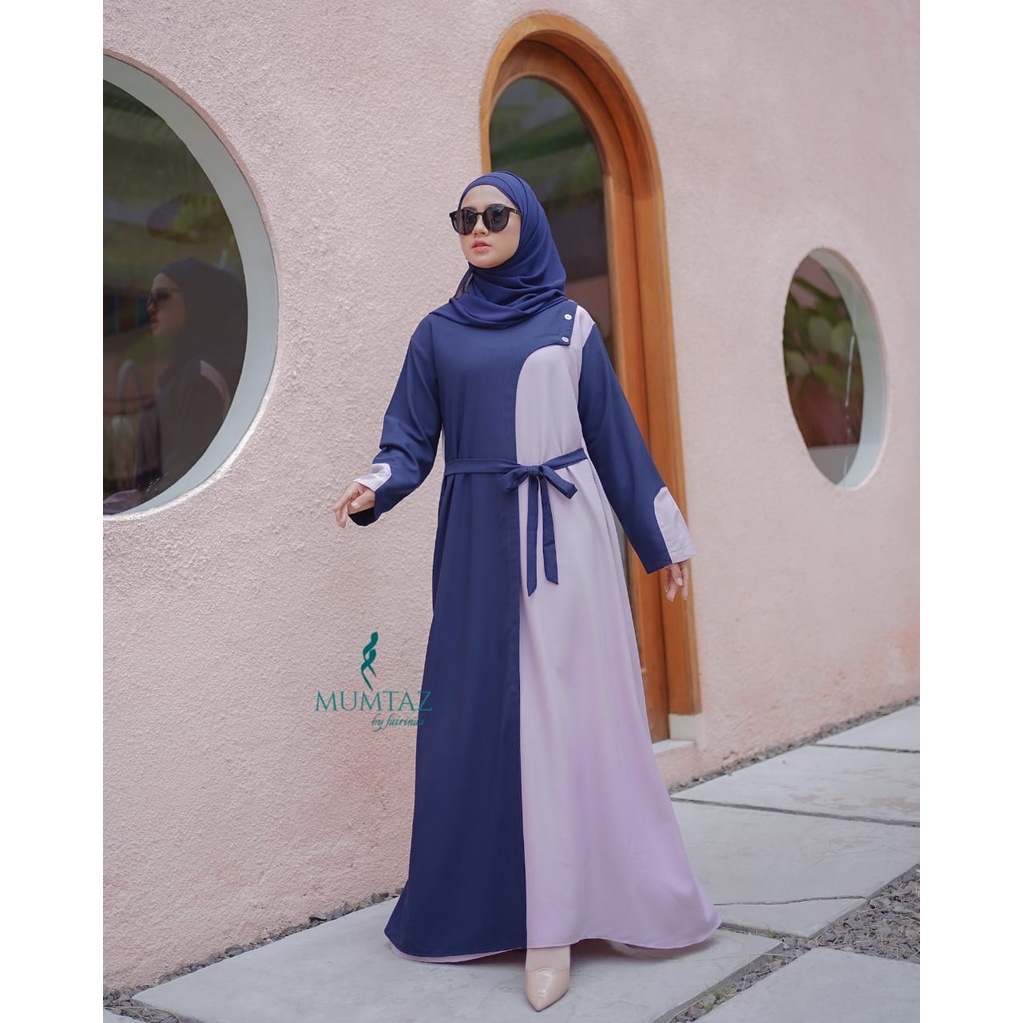 Gamis YUKI KANAYA original mumtaz brand salur  jahitan rapi branded baju muslim muslimah fashion ootd fashionable murah ecer grosir bukan alu karissa