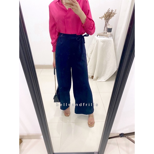 MONEL Knit Premium Pants / Celana Kulot Tebal Jumbo / Bawahan Wanita Premium Korea 1020