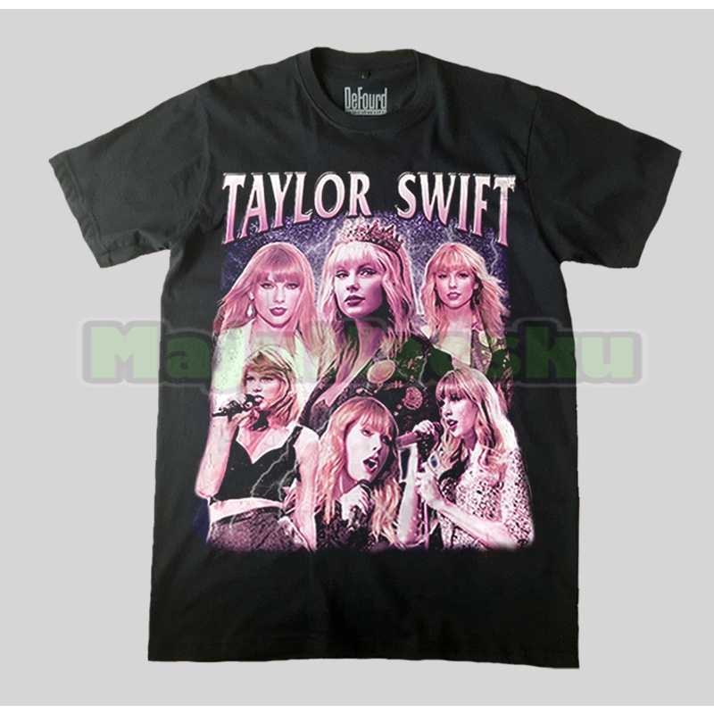 Kaos TAYLOR SWIFT, Kaos Musik RAP Tee Shirt