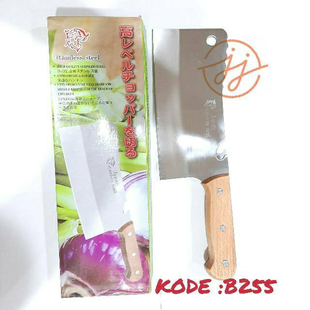 Golok Pisau Dapur Daging Tulang Stainless Steel