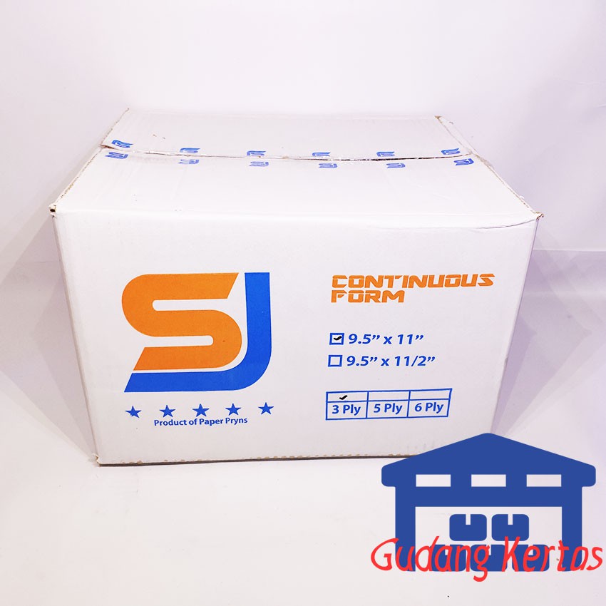 

SJ STANDAR CONTINUOUS FORM 9.5 X 11 3 PLY