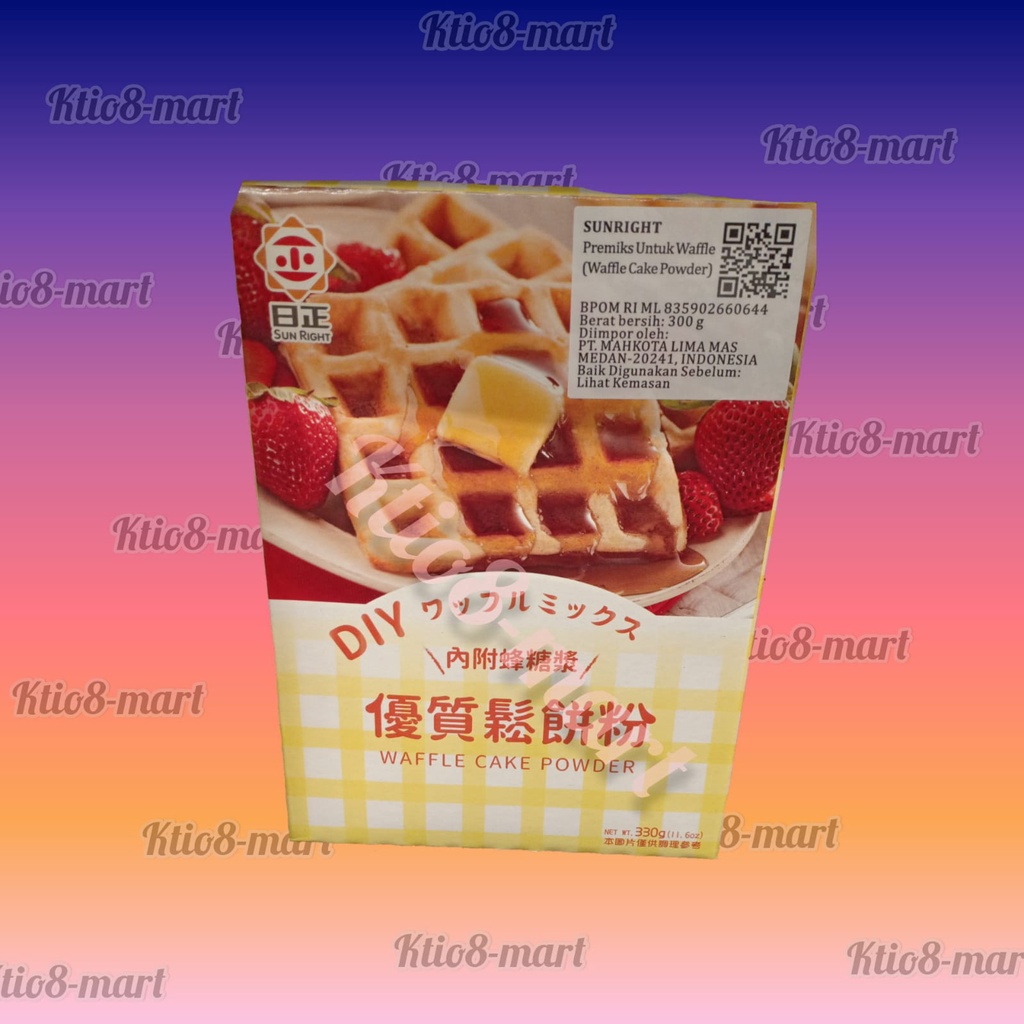 

Sun Right Waffle Cake Powder 330gr/Tepung Waffer/Import