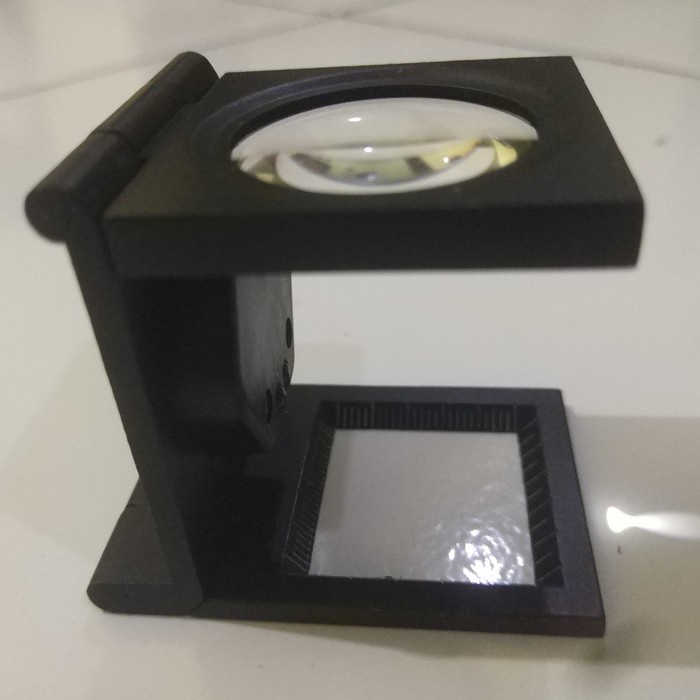 kaca pembesar led pin geser - Tanpa Pin