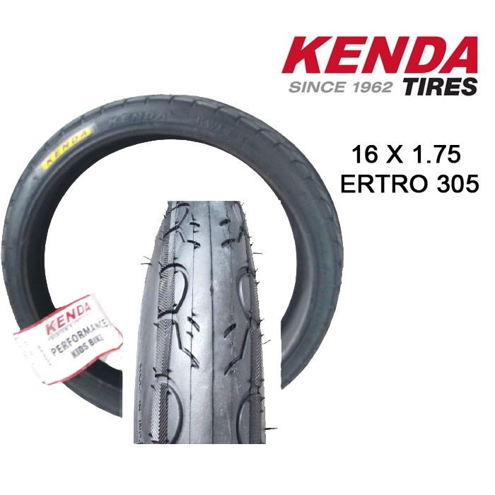 Ban Luar KENDA 16 x 1.75 Ban Sepeda lipat 16&quot; ertro 305