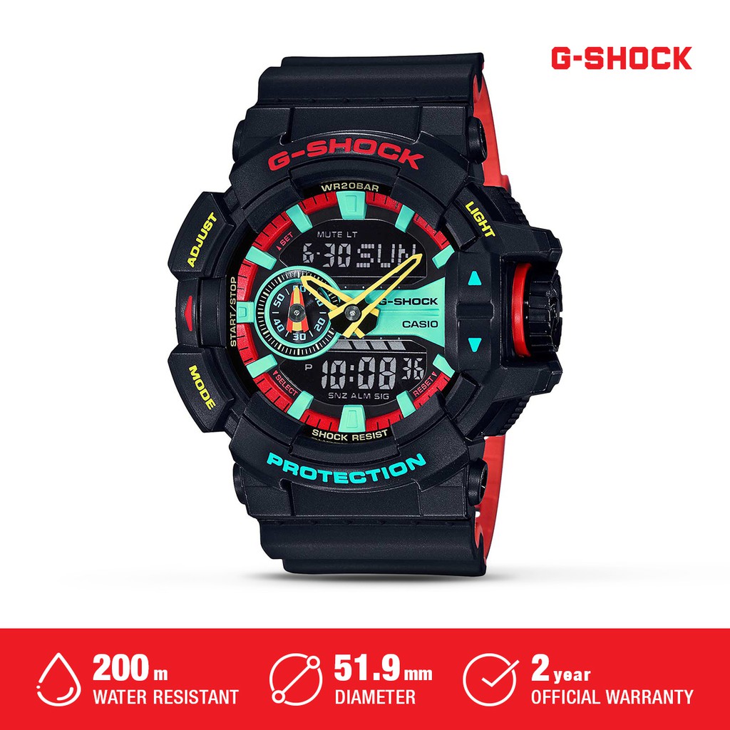 Casio GShock Resistant Original Jam Tangan Pria GA400CM1ADR