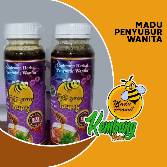 Fert Queen Honey Madu Program Hamil Wanita dan Pria Penyubur Kandungan dan Sperma Promil Suami Istri-2