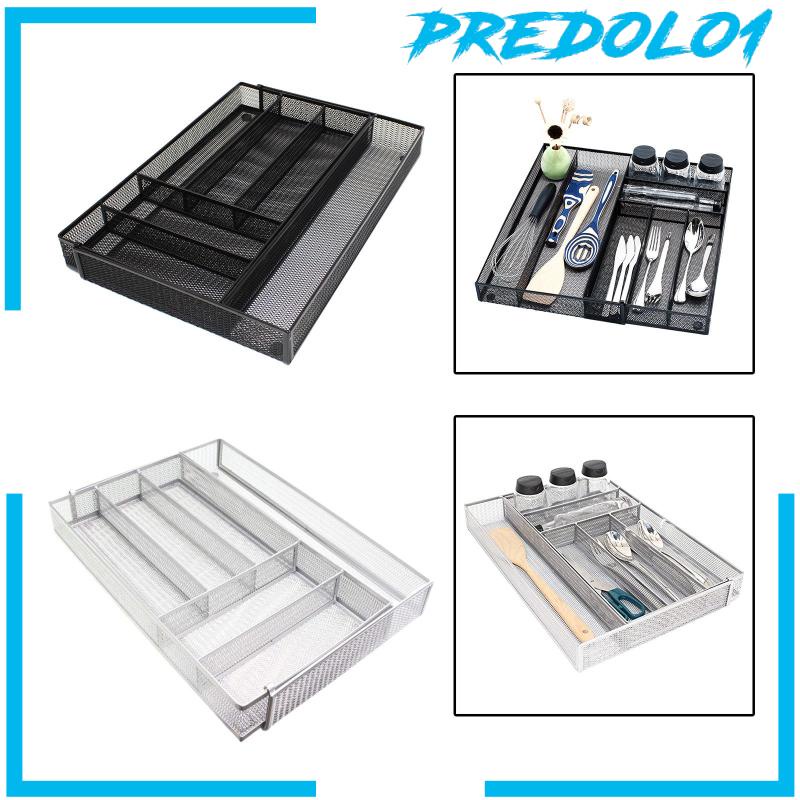 [PREDOLO1] Cutlery Drainer Basket Mesh Drying Drawer Rust Proof Dishwasher for Kitchen