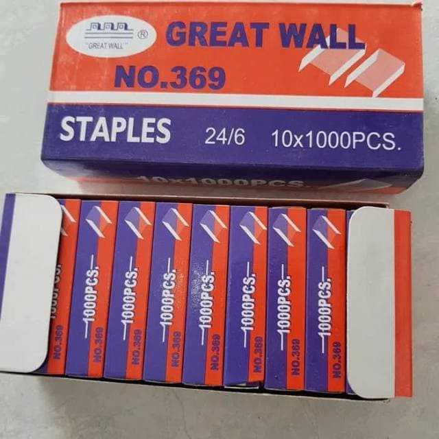 

ADZIM SHOP | ISI STAPLES NO.369 (24/6) GREAT WALL