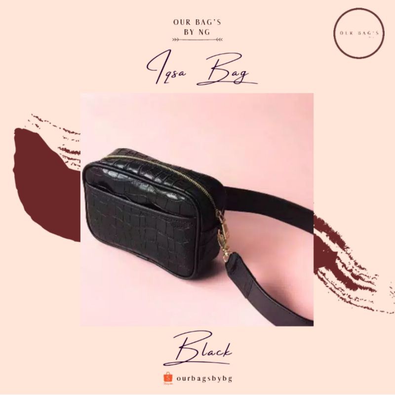 IQSA BAG/SHOULDER BAG/TAS PUNDAK/TAS KETEK/TAS KEKINIAN/ TAS CROCO/TAS MURAH/TAS CEWE