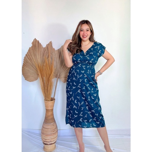 Daster Dress Manohara Bali-MN - LEAF GREEN