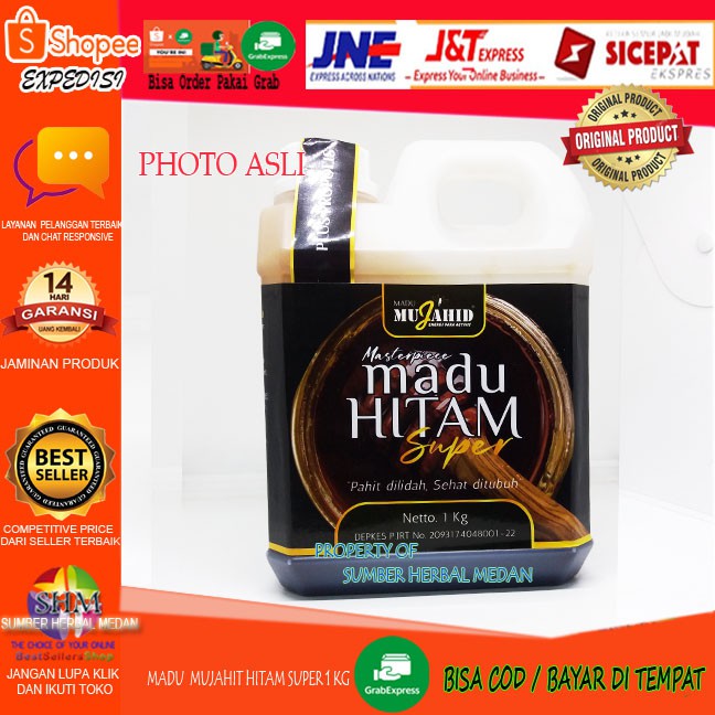 

Madu Hitam Pahit Super Mujahid 1kg KEMASAN BARU