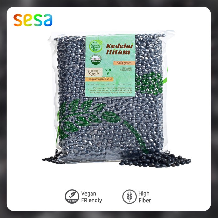 

Q121Sa Lingkar Organik Kacang Kedelai Hitam 500 G D51qs44