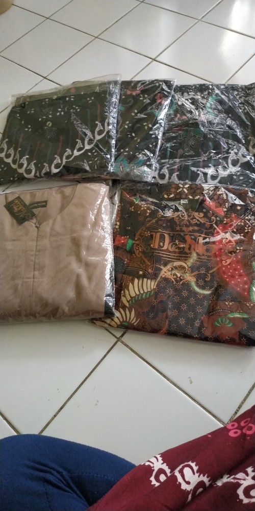 Batik Couple Keluarga Sania Ruffle Ori Ndoro Jowi Dnt