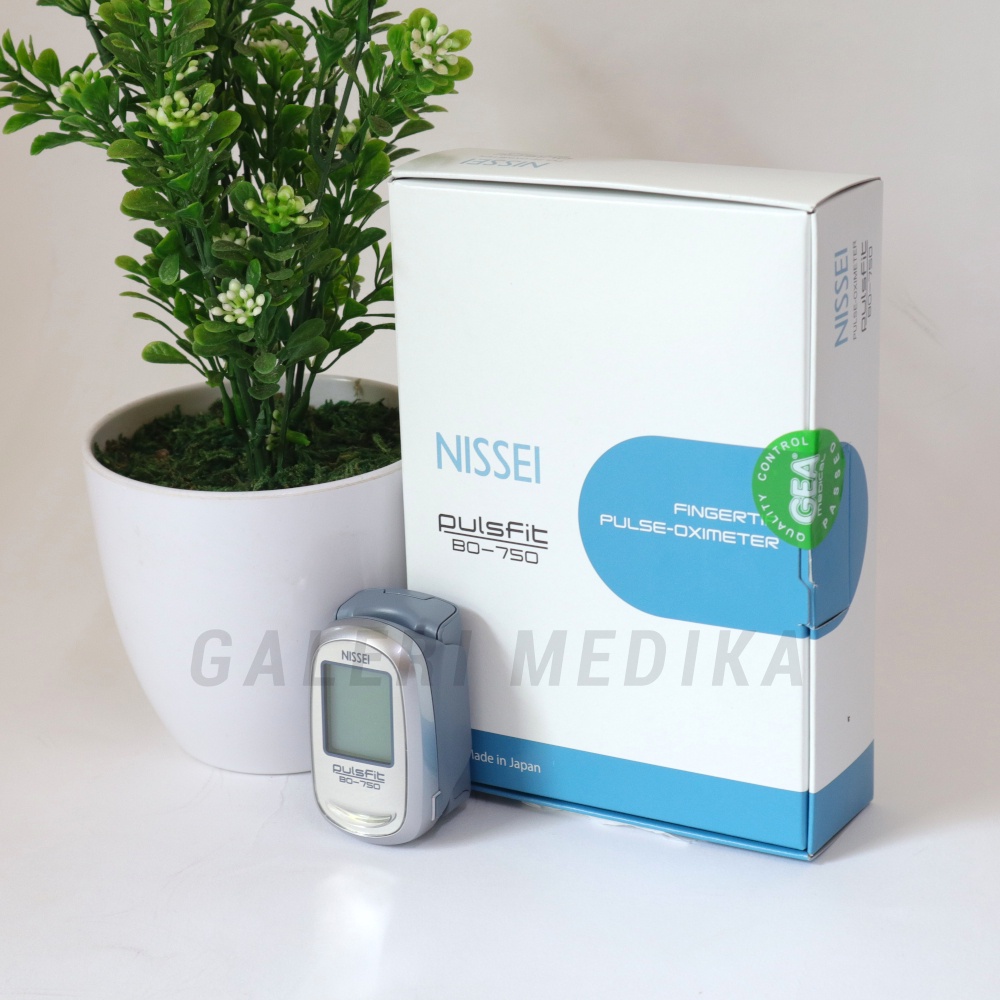 Pulse Oximeter Nissei BO-750 - Alat Ukur Kadar Oksigen Dalam Darah Made In JAPAN